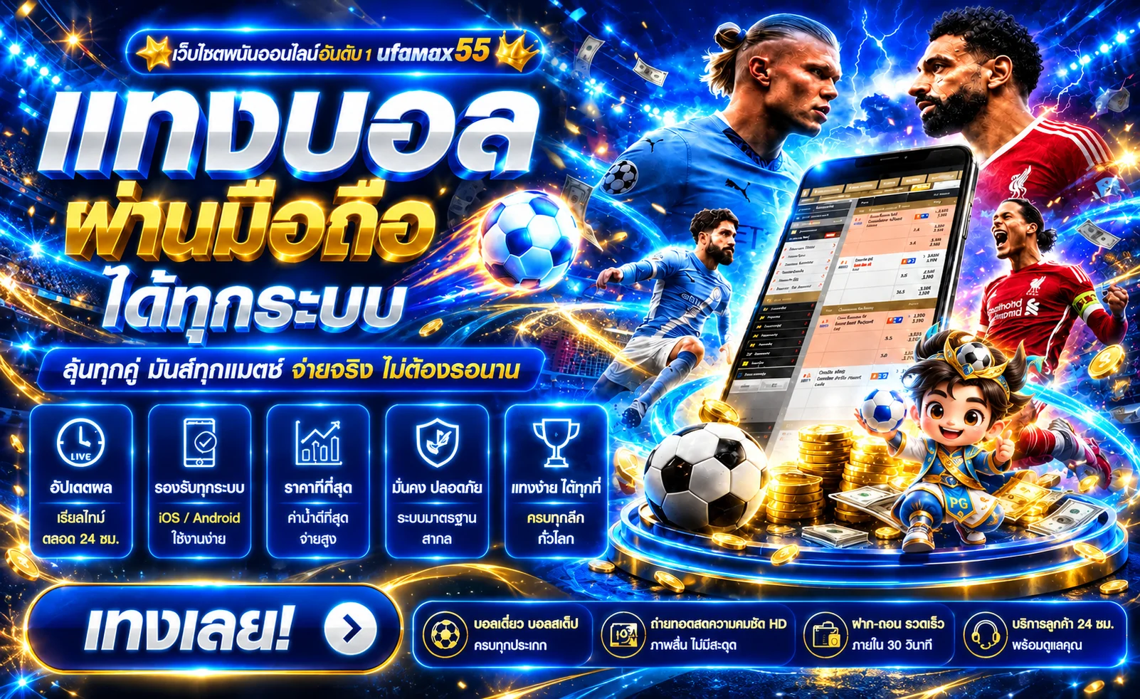 แทงบอลและผลบอลสดบน ufamax55 กีฬา